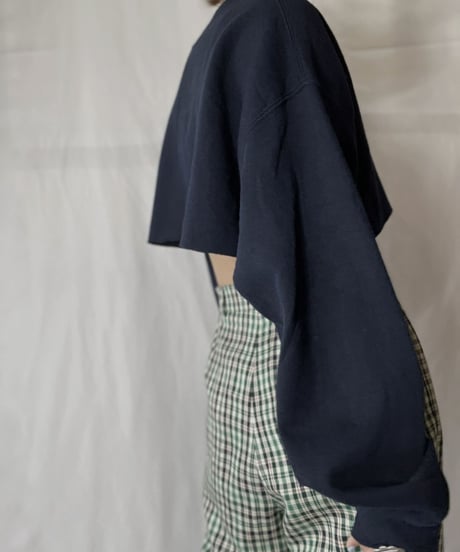 【USED】  Cut off Sweat KALE/211014-053