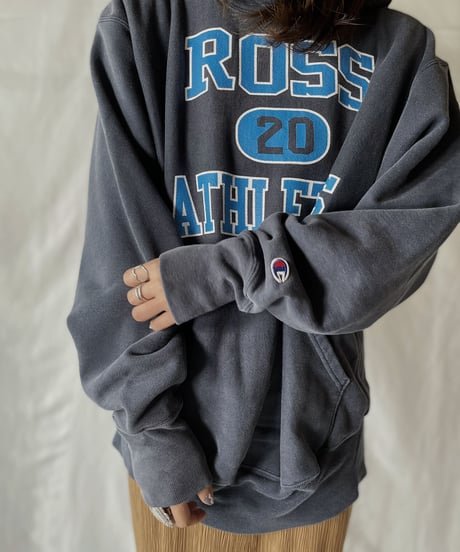 【USED】  Champion Reverse Weave Hoodie ROSS ATHLETICS/210902-014