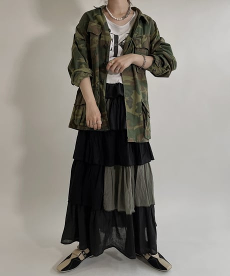 【RE;CIRCLE】 RE Indian Cotton Skirt / 220503-004