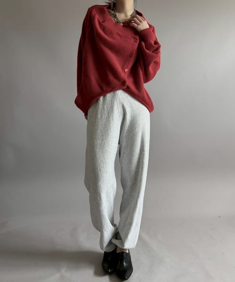 【RE;CIRCLE】 RE Deformed Acrylic Cardigan / 260312-005