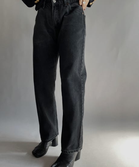 【USED】   Levi's Denim Pants 550 Black / 221119-030