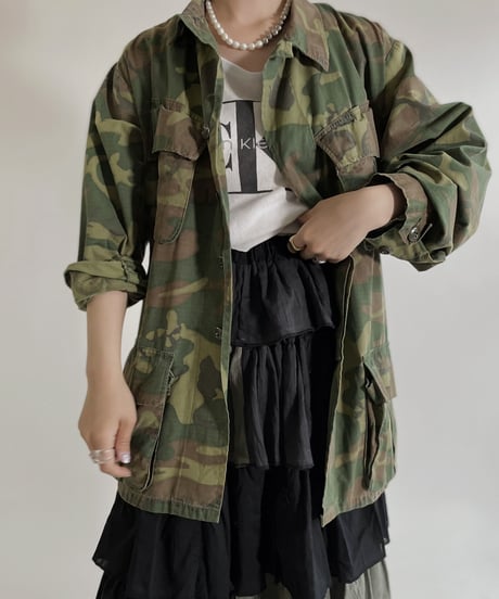 【USED】 69's U.S.ARMY Jacket Camouflage / 220503-003