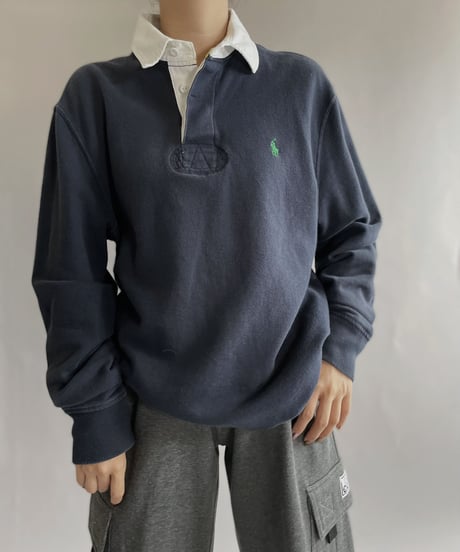 【USED】 Polo By Ralph Lauren Rugby Shirt / 220910-006