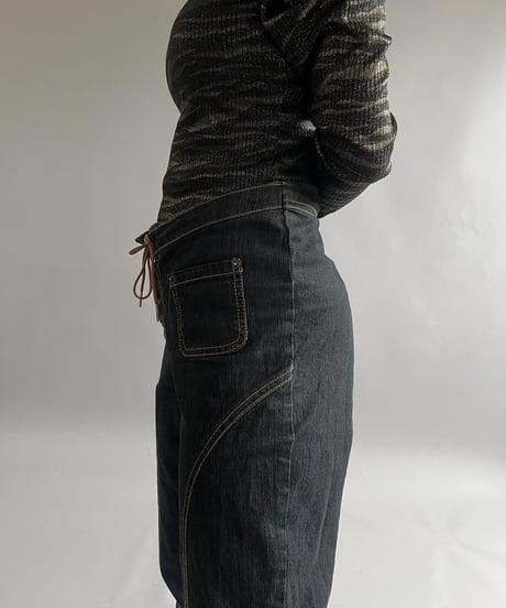 【USED】Flare Denim Pants/ 240907-018