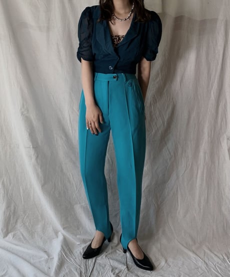 【USED】 Stirrup Trousers Jagger Pants/210421-032