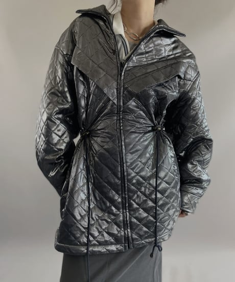 【USED】 Quilting Lame Jacket / 231021-016