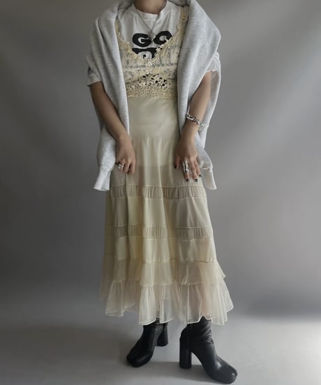 【USED】 N/S Sheer Camisole One-Piece/ 2301125-026