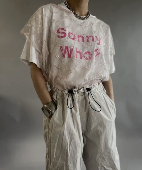 【USED 】Flower Patterned Sheer Top /240505-023