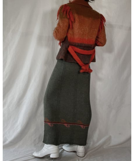 【USED】    Mohair Knit Jacket/211216-025