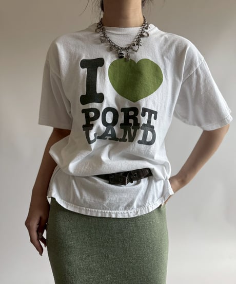 【USED】 I ♡ PORT LAND   T-Shirt / 250719-021