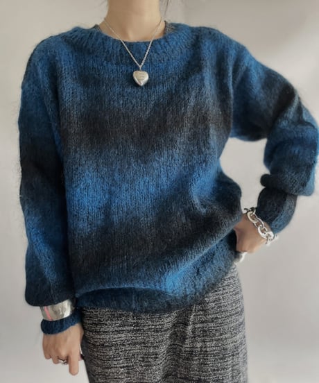 【USED】 Mohair Knit Top / 231202-016