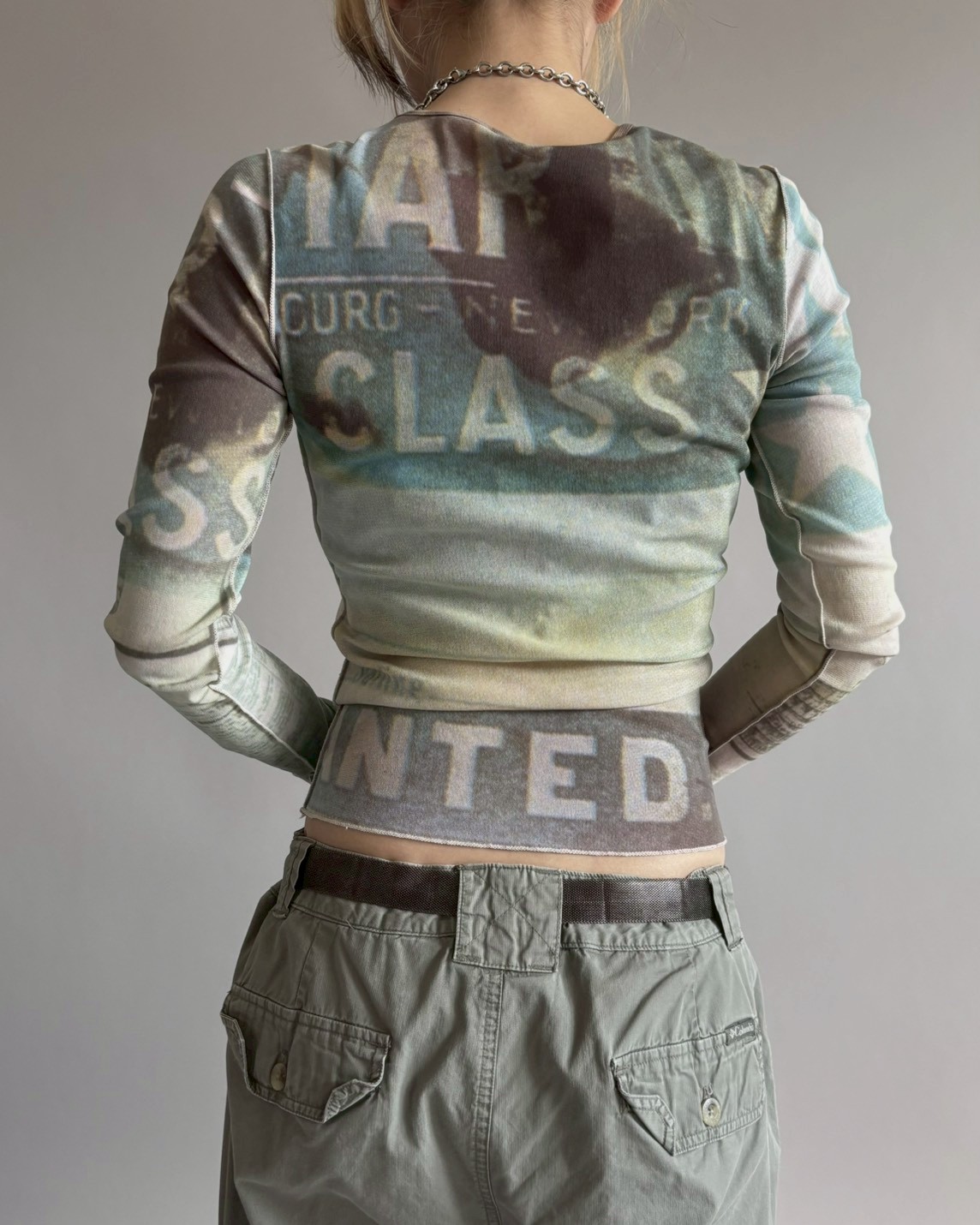 USED】 Cop.Copine Sheer Design Top/ 260228-014