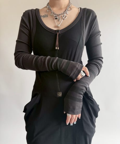 【USED】 Cop.Copine Asymmetry Design L/S One-Piece   /250412-028