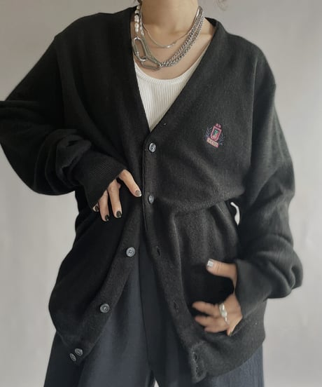 【USED】  IZOD Acrylic Knit Cardigan / 221008-031