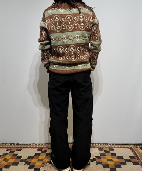 【USED】  Patterned Knit Top /240205-009