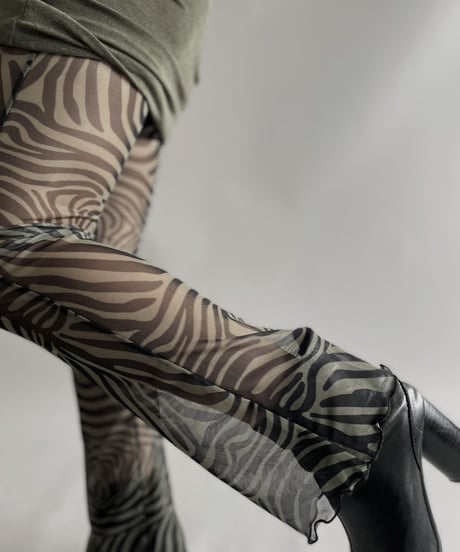 【USED】 Patterned Sheer Pants / 230916-008