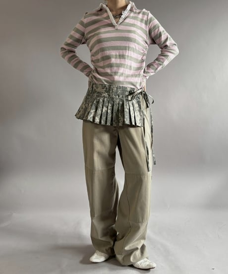 【RE;CIRCLE】 RE Military Camouflage Wrap Skirt / 260226-006