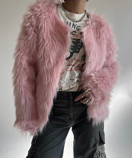 【USED】 Fake Fur Jacket /250104-043