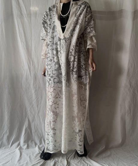【RE;CIRCLE】 RE Front Open Lace One-piece/210714-014