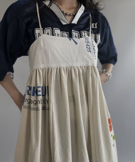 【RE;CIRCLE】RE Eco-Friendly Bag Camisole Long One-piece / 230622-013