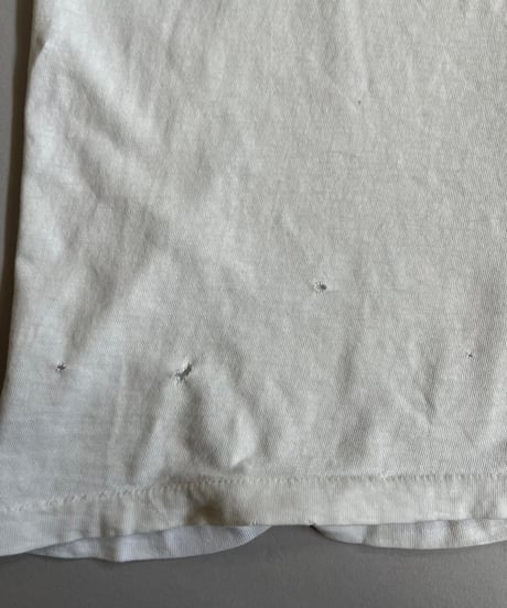 【USED】 Made in USA  80's Hanes UNBUTTON YOUR FLY T-Shirt /240720-023