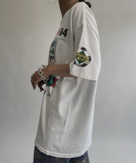 【USED】 '94 World Cup USA Team Italia T-shirt / 220827-019