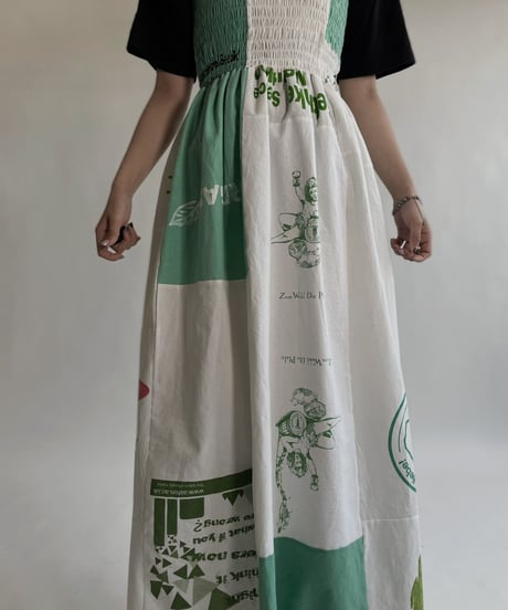 【RE;CIRCLE】RE Eco-Friendly Bag Camisole One-piece / 220512-017