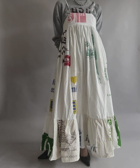 【RE;CIRCLE】RE Eco-Friendly Bag Camisole Long One-piece / 230427-021