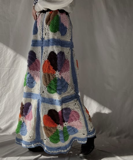 【RE;CIRCLE】 RE Granny Long Skirt⑧/211216-049