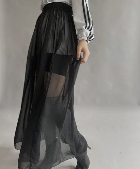 【USED】 See-through Long Skirt / 230311-011