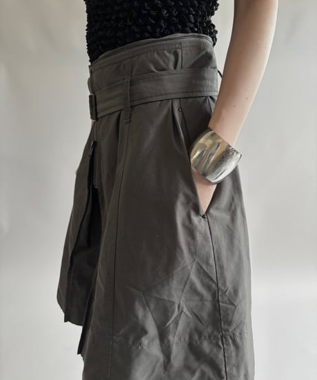 【USED】　Belted Mini Skirt/250823-005