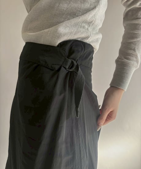 【USED】 Cop.Copine Nylon Cargo Pocket Design Skirt / 260131-021
