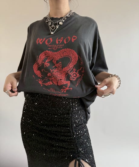 【USED】 90's WO HOP T-Shirt/250510-087