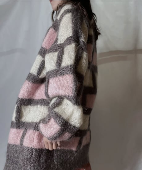 【USED】  Mohair Knit Cardigan /211110-036
