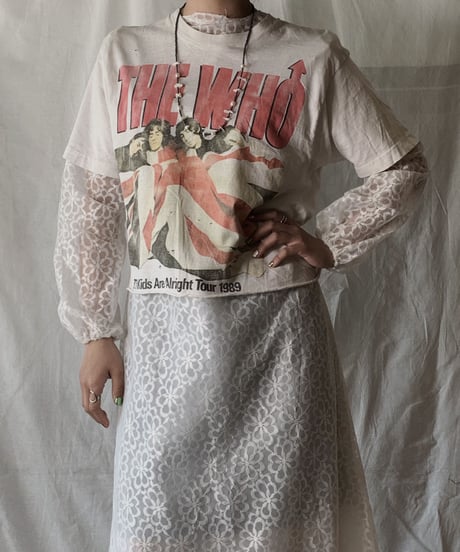 【USED】  Band T-shirt THE WHO 1989/210407-026