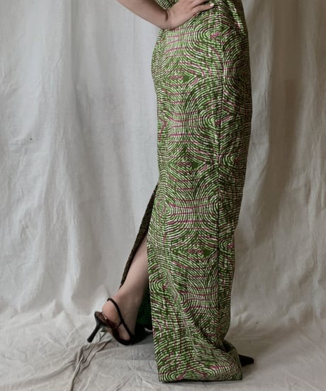 【USED】 African Batik One-piece⑤/210428-016