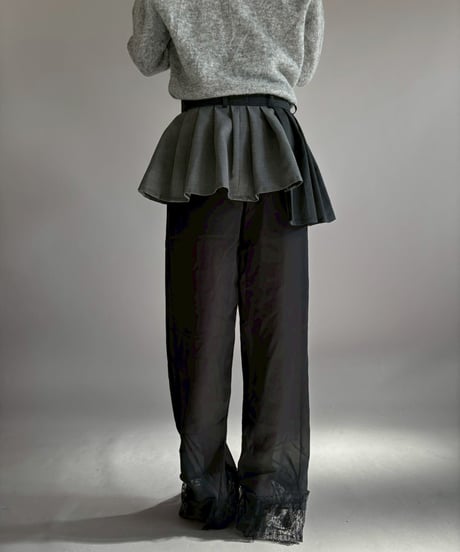 【RE;CIRCLE】 RE Suit Wrap Skirt Mini / 260129-009