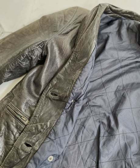 【USED】 Leather Jacket ① / 220409-001