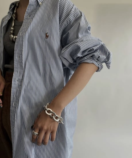 【USED】 Polo Ralph Lauren Striped Shirt / 220820-002