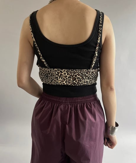 【USED】Leopard Pattered Camisole Top /240907-030