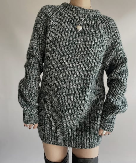 【USED】 Wool 100% Knit Top 231209-009