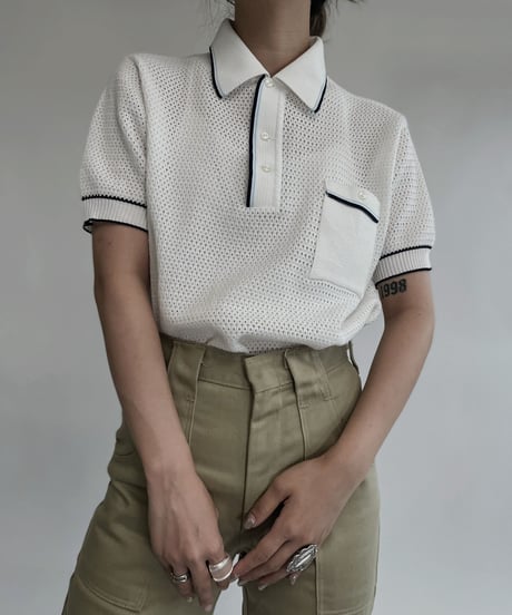 【USED】 Short Sleeved Polo Shirt / 220730-020