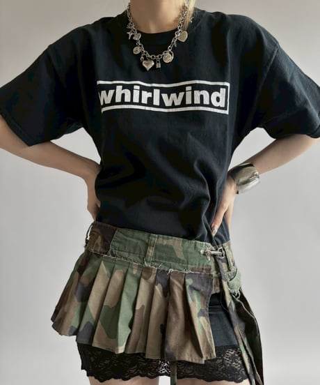 【USED】 RESIZED GILDAN whirlwind T-Shirt / 260627-005