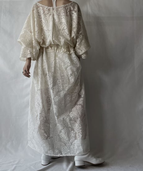 【RE;CIRCLE】  RE Lace L/S One-piece/20210819-047