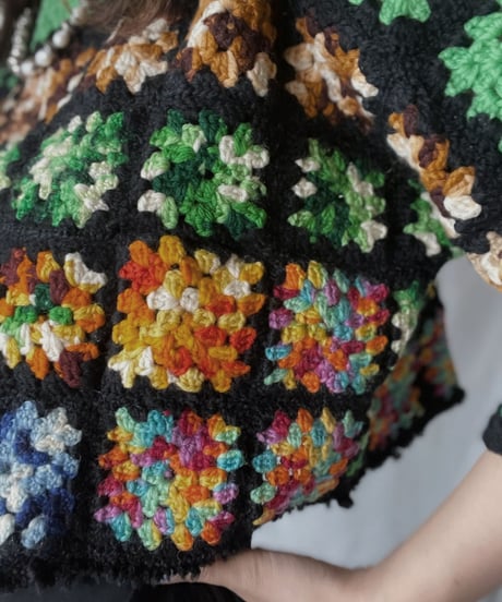 【RE;CIRCLE】 RE Granny Knit Top⑤/211014-005