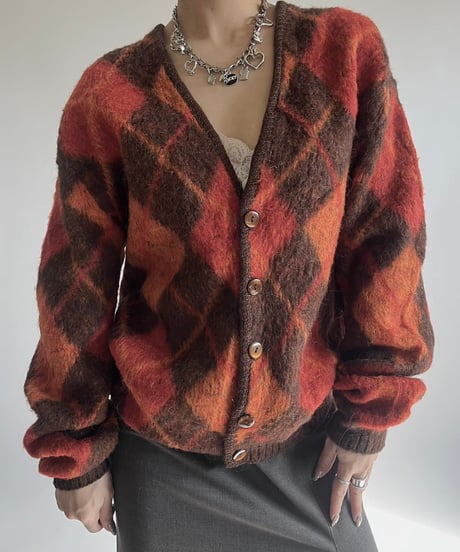 【USED】 MILFORD Vintage Wool Knit Cardigan /250201-012