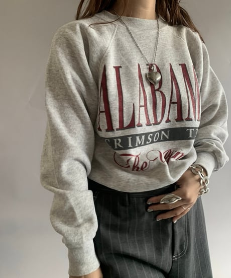 【USED】 Made in USA 90's ALABAMA Sweat Top  /241102-019