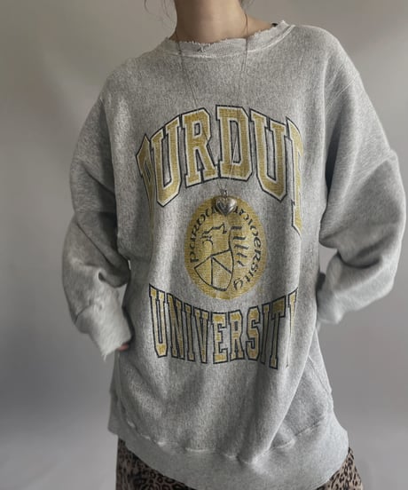 【USED】 Made in USA L/S PURDUE Sweat/ 231021-006