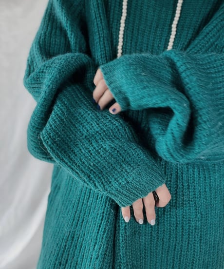 【USED】    Mohair Knit Top②/211216-003