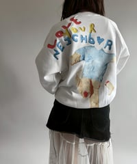 【USED】 END IS NEAR 90's Jerzees L/S Sweat Top /250329-026
